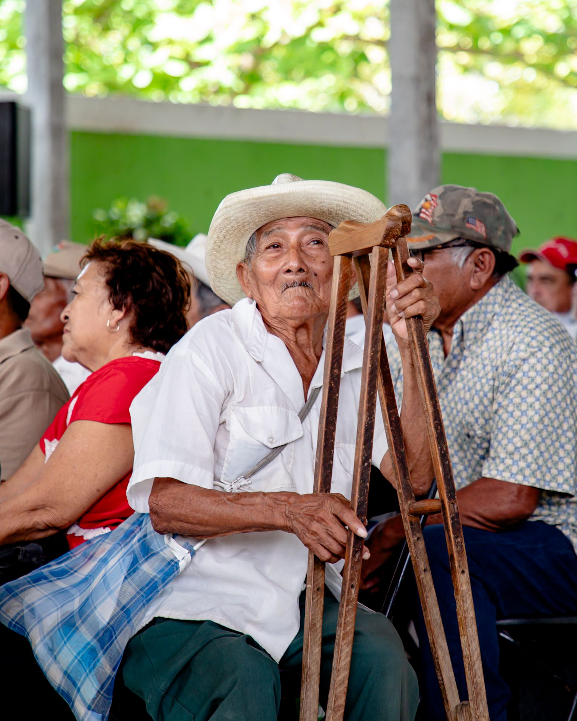 Encontro comunitário reunindo gerações, Bokobá, Yucatán, México